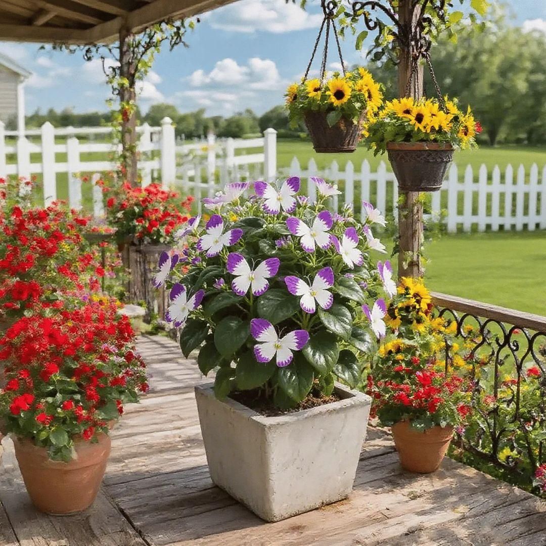 Easy-Grow Moonlight Butterfly Seeds for Stunning Night Glow Flowers