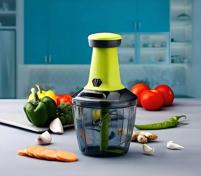 Hand-Press Veggie Mixer Cutter for Faster, Smarter Cooking